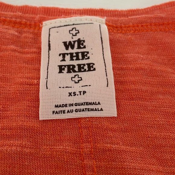 EUC - We The Free  distressed v- neck t-shirt - Picture 2 of 4